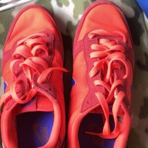 Nike Red and Orange Sneakers